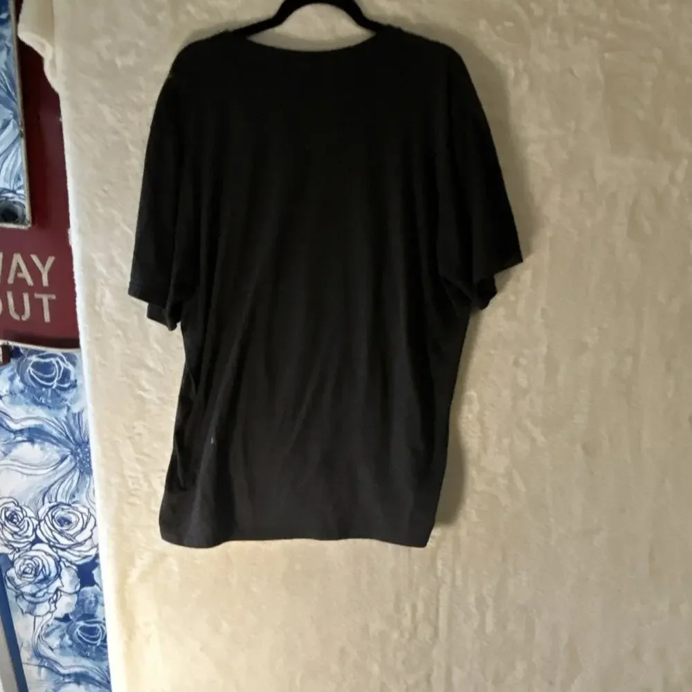 Disney EPCOT Viking Helmet‎ T Shirt Mens XXL Black Graphic Norway Pavilion Tee